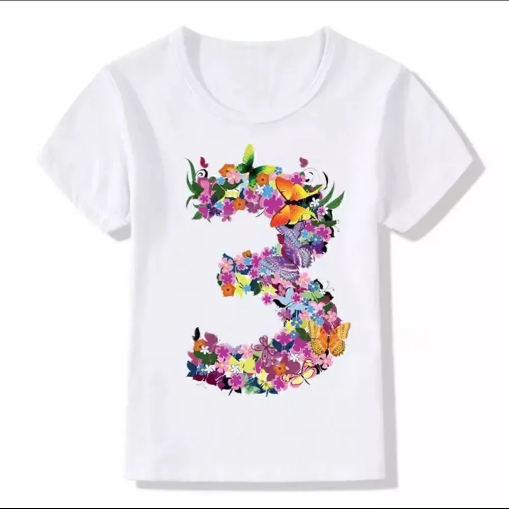 Birthday T-Shirt for 3 year old girl